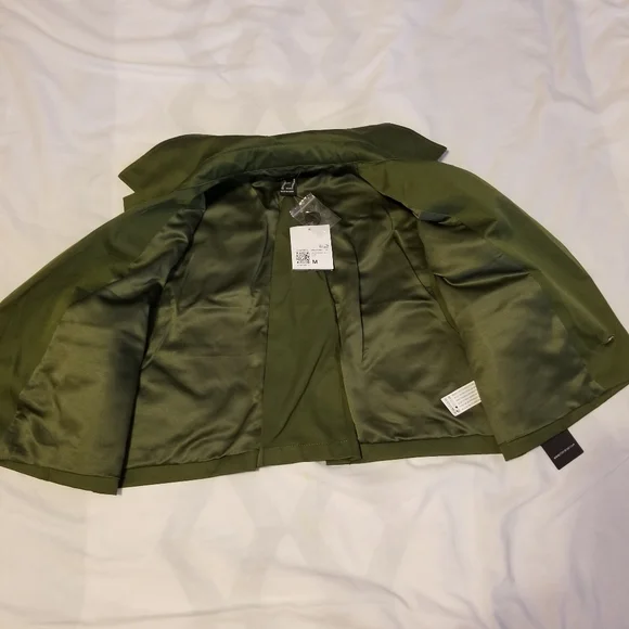 NWT Forever 21 Vest Women's Color Olive Green Size M - Picture 6 of 8